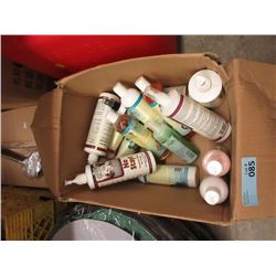 Box of Assorted  Pet Supplies, Shampoo & More