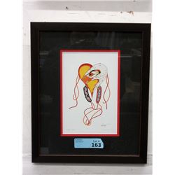 Richard Shorty Framed Print - Eagle Heart