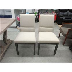 Pair of New Contemporary Dining Chairs