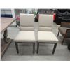 Image 1 : Pair of New Contemporary Dining Chairs