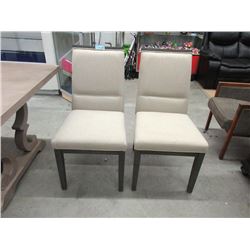 Pair of New Contemporary Dining Chairs