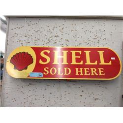 Shell Gasoline Metal Sign - 9" x 18"