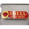 Image 1 : Shell Gasoline Metal Sign - 9" x 18"