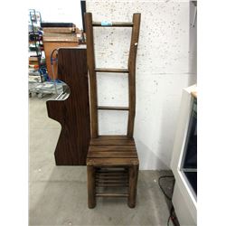 New 57" Tall Ladder Back Chair-Regular seat