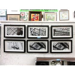 6 Framed Architectural Photos of London England