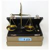 Image 1 : 3 New Brass Jeweler's Scales in Fitted Cases