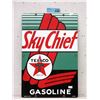 Image 1 : Texaco Sky Chief Metal Sign - 12" x 18"
