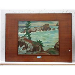 T Decharme Original Mid Century Painting