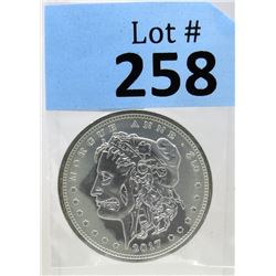 1 Oz. Zombuck .999 Silver Art Round