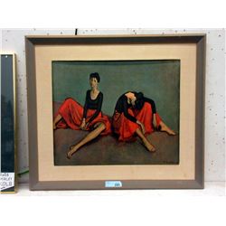 Vintage Moses Soyer Giclee Print - Dancers Resting