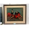 Image 1 : Vintage Moses Soyer Giclee Print - Dancers Resting