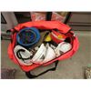 Image 1 : Large Bag of Hard Hats and a Rope