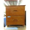 Image 1 : New Brown 2 Drawer Wood Nightstand