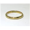 Image 1 : Estate 18KT Gold Wedding Band - Size 6.5