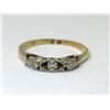 Image 1 : Estate 14KT Gold & Diamond Ring - Size 5