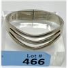 Image 1 : .925 Mexico Silver Cuff Bracelet - 54 Grams