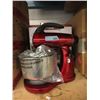 Image 1 : Red Sunbeam 12 Speed Stand Mixer