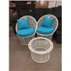 Image 1 : New 3 Piece Aruba Patio Set with Cushions