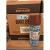 Image 1 : 3 Cases of Rust-Oleum Spray Paint -Textured Brown