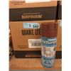 Image 1 : 3 Cases of Rust-Oleum Spray Paint -Textured Brown