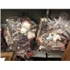 Image 1 : 2 Large Bags of Movie Prop Skeleton Parts