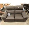 Image 1 : New Brown Leather Power Reclining Love Seat