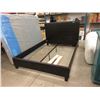 Image 1 : New Queen Size Espresso Upholstered Bed Frame