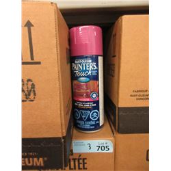 3 Cases of Rust-Oleum Spray Paint - Magenta