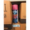 Image 1 : 3 Cases of Rust-Oleum Spray Paint - Magenta