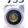 Image 2 : 1/25th Oz. .9999 Fine Gold 2010 RCMP Proof Coin