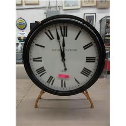 New Large  Union Station  Free Standing Clock