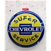 Image 1 : New 16" "Chevrolet Service" Metal Button Sign