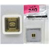 Image 1 : 1 Gram .9999 Fine Gold Geiger Edelmetalle Bar