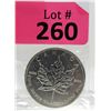 Image 1 : 1 Oz. 2011 Canada .9999 Silver Maple Leaf Coin