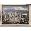 Image 1 : Large Framed Print of Coal Harbour, Vancouver