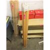 Image 1 : 18 New 4 Foot  Wood Screw End Poles