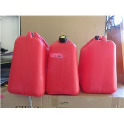 3 New 25 Litre Gas Cans