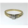 Image 1 : Estate - 10KT Gold 3 Diamond Ring - Size 6