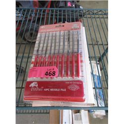 Box of 10 New 10 Piece Needle File Sets