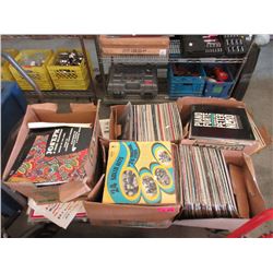 5 Large Boxes of Vintage LP Records