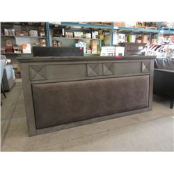 New Grey King Size Head Board