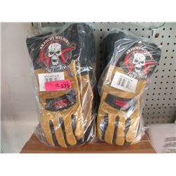 12 Pairs of Anarchy Welding Gloves - Size M