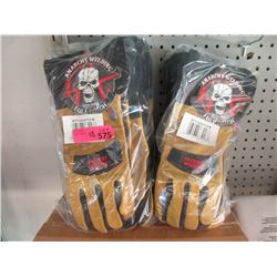 12 Pairs of Anarchy Welding Gloves - Size M