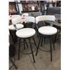 Image 1 : 2 New 30" Swivel Bar Stool with Metal Frames