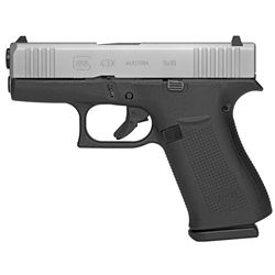 Glock, 43X, Semi-automatic Pistol, Striker Fired, Sub-Compact, 9MM