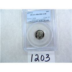 1977-S Roosevelt Dime PCGS Graded PR69 DC