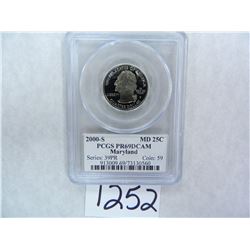 2000-S Maryland Quarter PCGS Graded PR69 DC