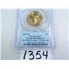 Image 1 : 2007-D George Washington Dollar, First Day of Issue Position B, PCGS Graded MS65