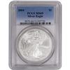 Image 1 : TWO (2) 2004 Silver Eagles PCGS Graded MS69, One Ounce Fine Silver Each, Both One Money
