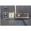 Image 1 : Sony Alarm Clock & Westclox Time N Date Clock